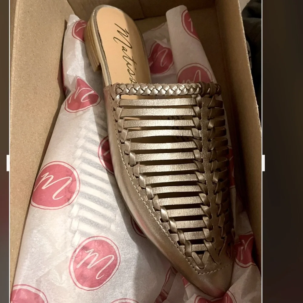 MATISSE Nordstroms Strappy Leather - Mule Slides - Picture 4 of 4